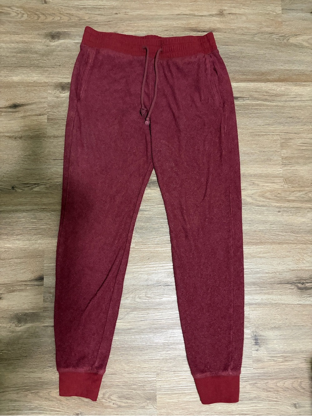 Gilly Hicks womens Burgundy Drawstring Joggers